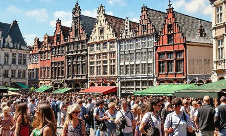 Belçika'da Türklerin yaşam için en çok tercih ettiği bölgeler haritası. İş ve sosyal imkanlar.