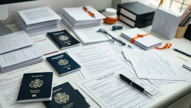 Çalışma izni başvurusu için gerekli eksiksiz belge listesi: Başvuru formu ve tüm evraklar.