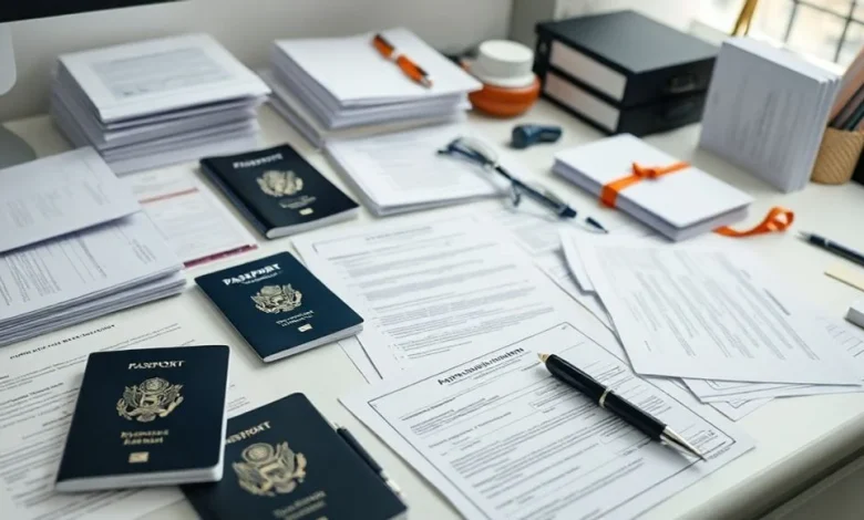 Çalışma izni başvurusu için gerekli eksiksiz belge listesi: Başvuru formu ve tüm evraklar.