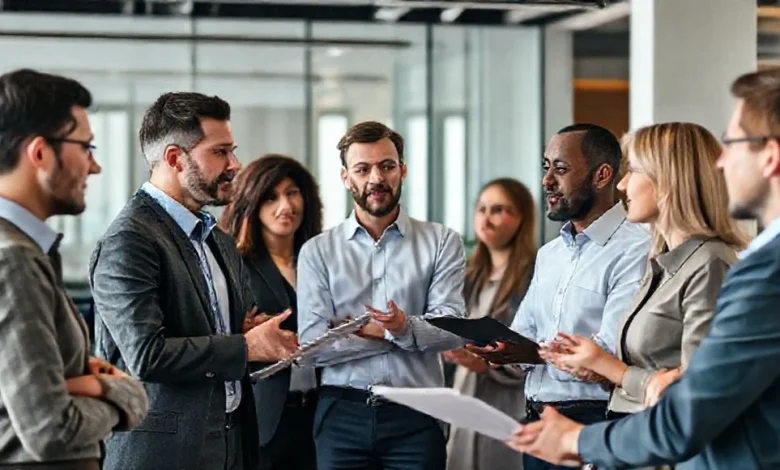 İş yerinde iletişim için temel Belçika lehçelerini öğrenen profesyoneller.